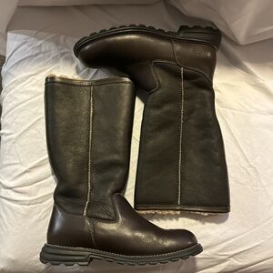 UGG, Size 10, Brown Women’s, wool inside, leather, ( New with Tags ). NEW